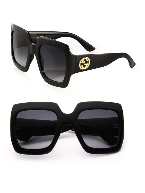 womens square gucci sunglasses|Gucci women's oversized square sunglasses.